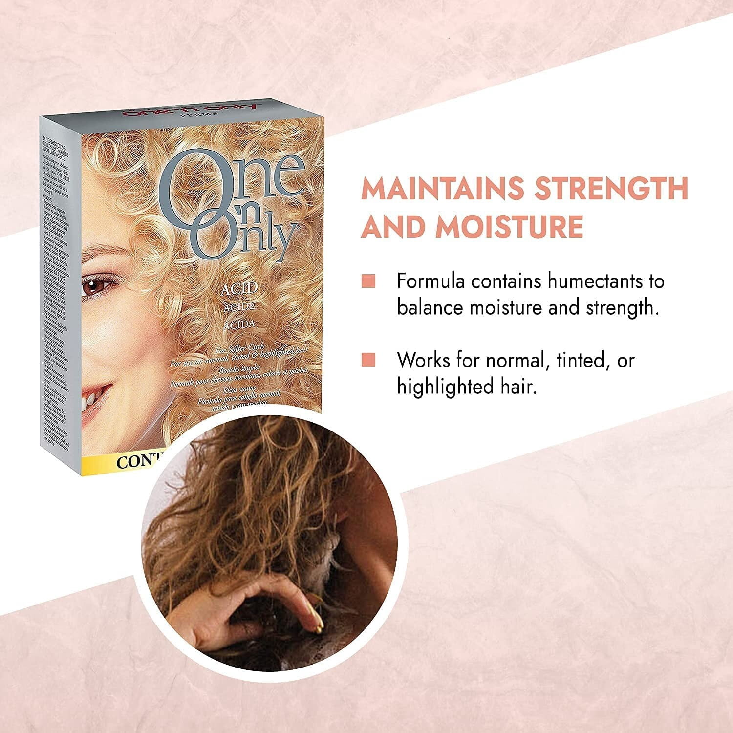 One 'n Only  Acid Perm For Normal , Tinted , Highlighted Hair perm Pack of 4