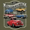 thumbnail image 3 of Ford Still Plays with Trucks T-shirt American Classic F100 F150 Pickup Built Tough Vintage Offroad 4x4 Men's Tee, 3 of 7