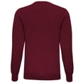 thumbnail image 2 of Asquith & Fox - Sudadera con cuello en V para hombre (Vino), 2 of 2