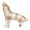 champagne, variant on Elegant Crystals Glass Wolf Figurine Howlings Wolf Statue with Intricate Detail for Home Display
