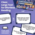 thumbnail image 4 of 200 Conversation Starters for Grandparents – Thoughtful Grandparents Gifts – Family Games for Kids and Elders to Connect and Share – Best Get to Know You Elderly Gifts and Senior Gifts Question Cards, 4 of 8