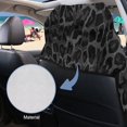 thumbnail image 5 of Uorisanigo Car Seat Cover Protector Gray Leopard Print Sweat Towel Seat Covers Bucket Fit Beach Swimming Outdoor Sports Universal Fit Most Cars Women Men Easy to Install, 5 of 7