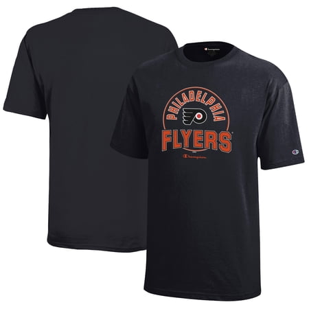 Youth Champion Black Philadelphia Flyers Jersey T-Shirt