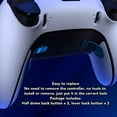 thumbnail image 3 of 4 PCS Metal Paddles, Stainless Steel Game Controller Back Paddles, Professional Replacement Back Hair  Locks For PS5 Edge Controller, 3 of 8
