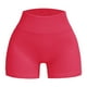 thumbnail image 1 of Pantalones cortos de entrenamiento sin costuras y acanalados para mujer: cintura alta, elásticos para yoga/gimnasio, talla real, tallas asiáticas, lavado a mano en frío., 1 of 4
