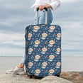 thumbnail image 7 of Susaid Astronaut Corgi Dog Print Elastic Washable Suitcase Cover with Hidden Zipper, Fits 18-32 Inch Luggage for Protection During Travel-Large, 7 of 7
