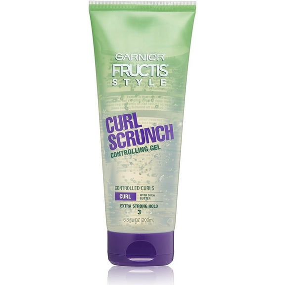 Garnier Fructis Style Curl Scrunch Gel, Extra Strong 6.80 oz (Pack of 2)