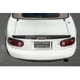 thumbnail image 5 of Replacement For 1990-1997 Mazda Miata MX5 MX-5 NA | EOS KG WORKS Style ABS Plastic PRIMER BLACK Rear Trunk Lid Wing Spoiler, 5 of 11