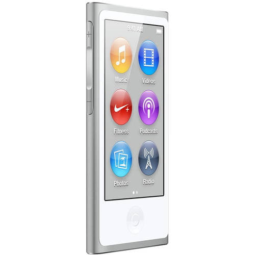 Apple iPod Nano 7th Generation 16GB Silver MD480LL/A - Walmart.com