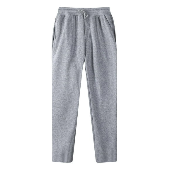 Ceisia Men's Slim Straight-Leg Sweatpants | Elastic Waist Drawstring Casual Pants (Multiple Solid Colors) Gifts