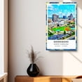 thumbnail image 2 of Greensboro Travel Canvas, North Carolina Travel Art Canvas, Greensboro Travel City Canvas, Travel Artwork Canvas, 2 of 2