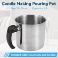 thumbnail image 4 of Candle Making Pouring Pot, 44 Oz Double Boiler Wax Melting Pot, Candle Making Pitcher, Heat- Handle, 4 of 9