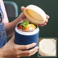 thumbnail image 3 of Transemion Leakproof And Portable Lunch Box For On--Go Snacking Convenient Storage Insulated Lunch Box Thermal Lunch Box Breakfast pp pink 3 Plastic PP inner 1Set, 3 of 6