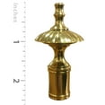 thumbnail image 4 of Royal Designs, Inc. Umbrella Lamp Finial for Lamp Shade, F-101PB-2, Polished Brass, Pack of 2, 4 of 4