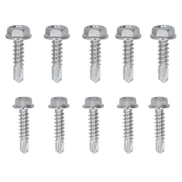 Tornillo Autoperforante, 4,2 X 19 Mm, 4,8 X 19 Mm, Tornillo Autoperforante Hexagonal De Larga Vida útil, Acero Inoxidable Para Muebles De Madera