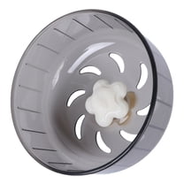Milisten Plastic Cage Mounted Running Wheel for Hamster Small Pet Exercise Grey