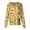 Earthy Yellow-B#3062NN, variant on Cartoon Animal Print Scrubs Jacket for Women S-5XL Plus Size Women’s Nurse Uniforms with Pocket Stretchy Warm Up Snap Front Women Scrubs Top