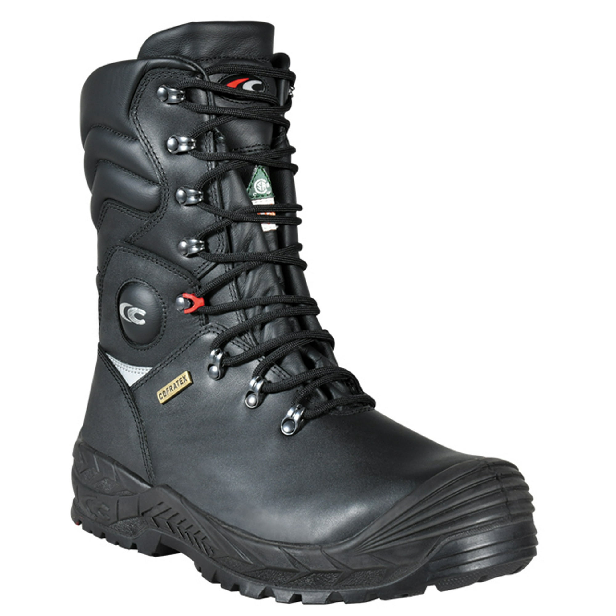 Mens CSA Approved Safety Boot Caribou EH PR Ranger Pelle Nera Cofratex Lamina APT Black Black 10 Walmart
