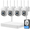 4 Wired Camera with Wireless Signal NVR, variant on Toguard SC54 16CH Wired Security Camera System