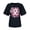 A-Black16, variant on Yuanlong Womens Tshirts Short Sleeve Round Neck Tops With Pink Ribbon Print Breast Cancer Awareness Month Daily T Shirts
