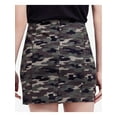 thumbnail image 2 of FREE PEOPLE Womens Green Camouflage Above The Knee Skirt  Size: 10, 2 of 2