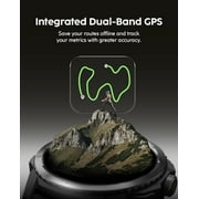 Cubitt TERRA Rugged Smartwatch with Dual-Band GPS (L1+L5), 1.48” AMOLED Display, Offline Maps, AI Coach, VITA Assistant, Military Certified, 5ATM, Up to 14-Day Battery Life