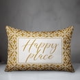 thumbnail image 3 of Creative Products Happy Place Yellow and White Geometric Quatrefoils 14x20 Indoor / Outdoor Pillow, 3 of 3