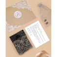 thumbnail image 6 of Cross Religious Lace Veil- Catholic Embroidered Cross and Shell Creative Design Religious Ladies Prayer Lace Veil, 6 of 6