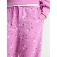 thumbnail image 4 of Wonder Nation Girls Wide Leg Fleece Pants, Sizes 4-18 & Plus, 4 of 7
