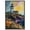 Black Floater Frame, variant on Colorful Lighthouse Impressionism Wall Art /Monet And Van Gogh Inspired Art Canvas Wall Art by Art Remedy, Gallery Wrapped, 16" x 24"