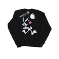 thumbnail image 1 of Looney Tunes Mens Bugs Bunny In Love Sweatshirt, 1 of 5