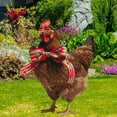 thumbnail image 4 of Inserto de árbol de Navidad Fiudx metal forma de pollo decoración navideña para exteriores, 4 of 5