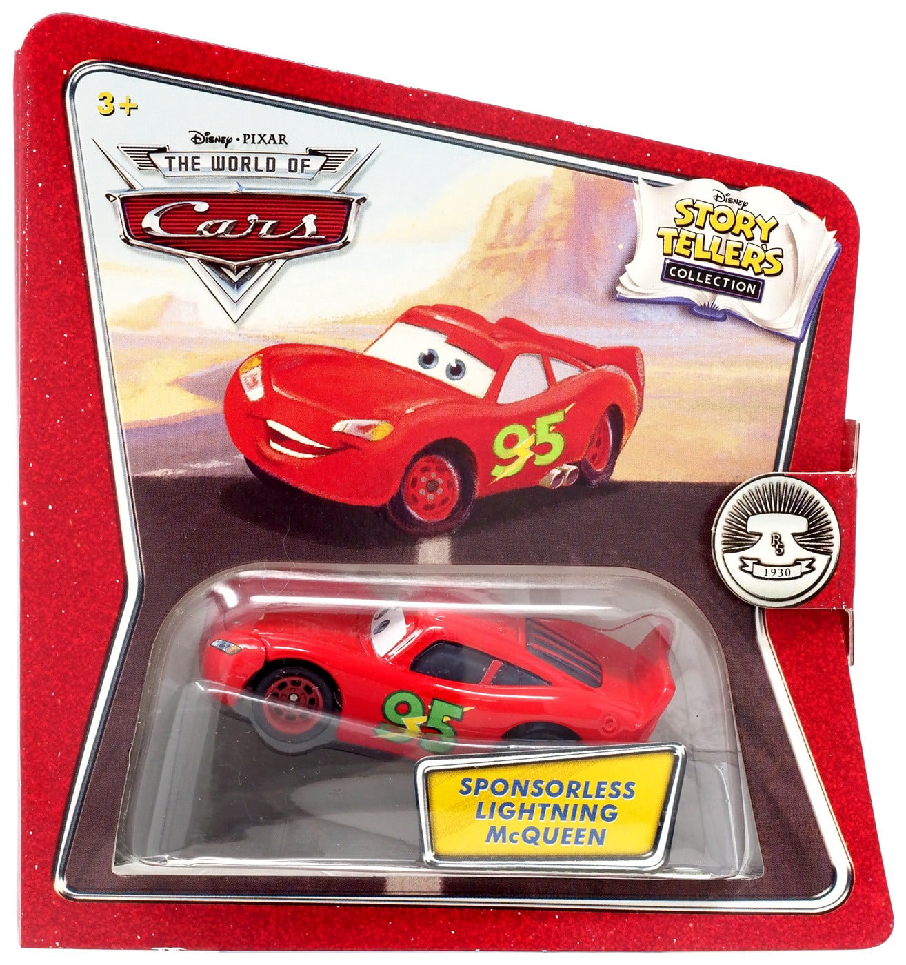 Disney Cars Story Tellers Sponsorless Lightning McQueen Diecast Car -  