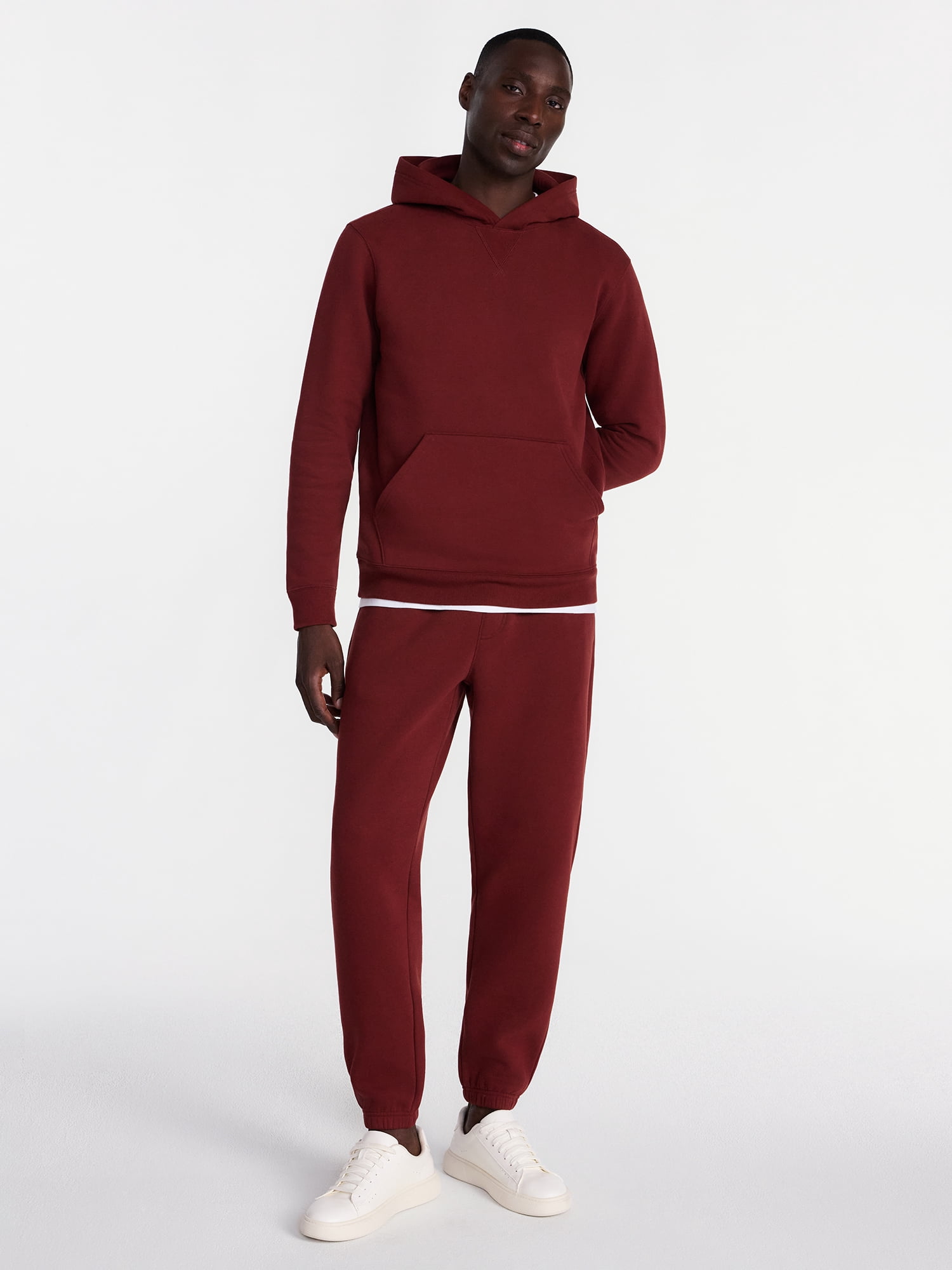 George Men's and Big Men's Fleece Hoodie Jacket, Sizes S-3XL