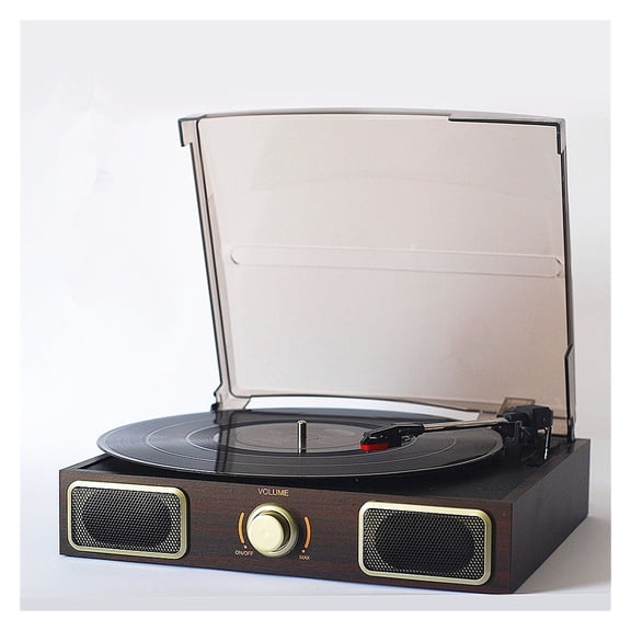 Nostalgic Gramophone Vinyl Record Player Portable Stereo LP Turntables PC Computer Turntable Record Player ,Easy to Install