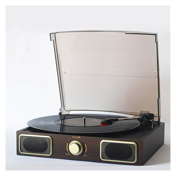 Nostalgic Gramophone Vinyl Record Player Portable Stereo LP Turntables PC Computer Turntable Record Player ,Compatible Most of Devices