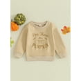 thumbnail image 2 of Liacowi Toddler Boys Girls Halloween Sweatshirts Kids Halloween Costume Long Sleeve Crew Neck Pumpkin Print Pullovers Tops Baby Fall Winter Clothes 6M-4T, 2 of 8