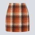thumbnail image 2 of KDFJPTH Womens Skirts Elegant Lettuce Trim Solid High Waisted Pencil Midi Skirt, 2 of 4