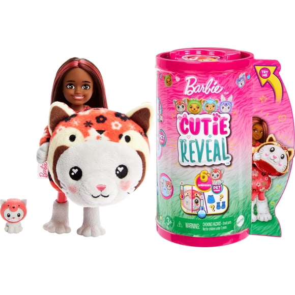 Muñeca Barbie Cutie Reveal Chelsea con accesorios y disfraz
