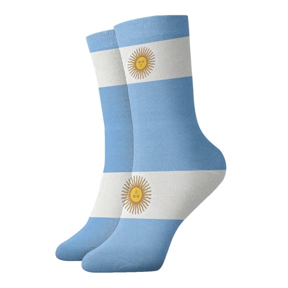 Mens Flag Of Argentina Novelty Ankle Socks Womens Comfort Casual Quarter Socks