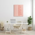 thumbnail image 2 of Stupell Industries You Are Positivity Phrases Pastel Pink Red Typography, 30 x 40, Designed by JJ Design House LLC, 2 of 6