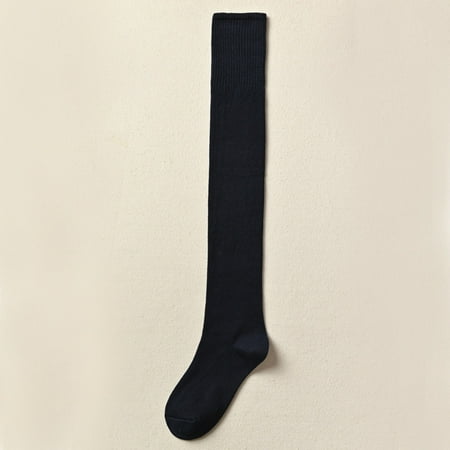 

Thickened And Velvet Warm Thick Socks Winter Anti-dropping Long And Above Knee Wool Knee Socks Women royal blue
