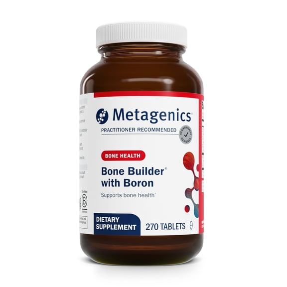 Metagenics Bone Builder with Boron - Bone Strength Supplement* - Comprehensive Mineral Support* - With Boron, Calcium & Phosphorus - Non-GMO - Gluten-Free - 270 Tablets