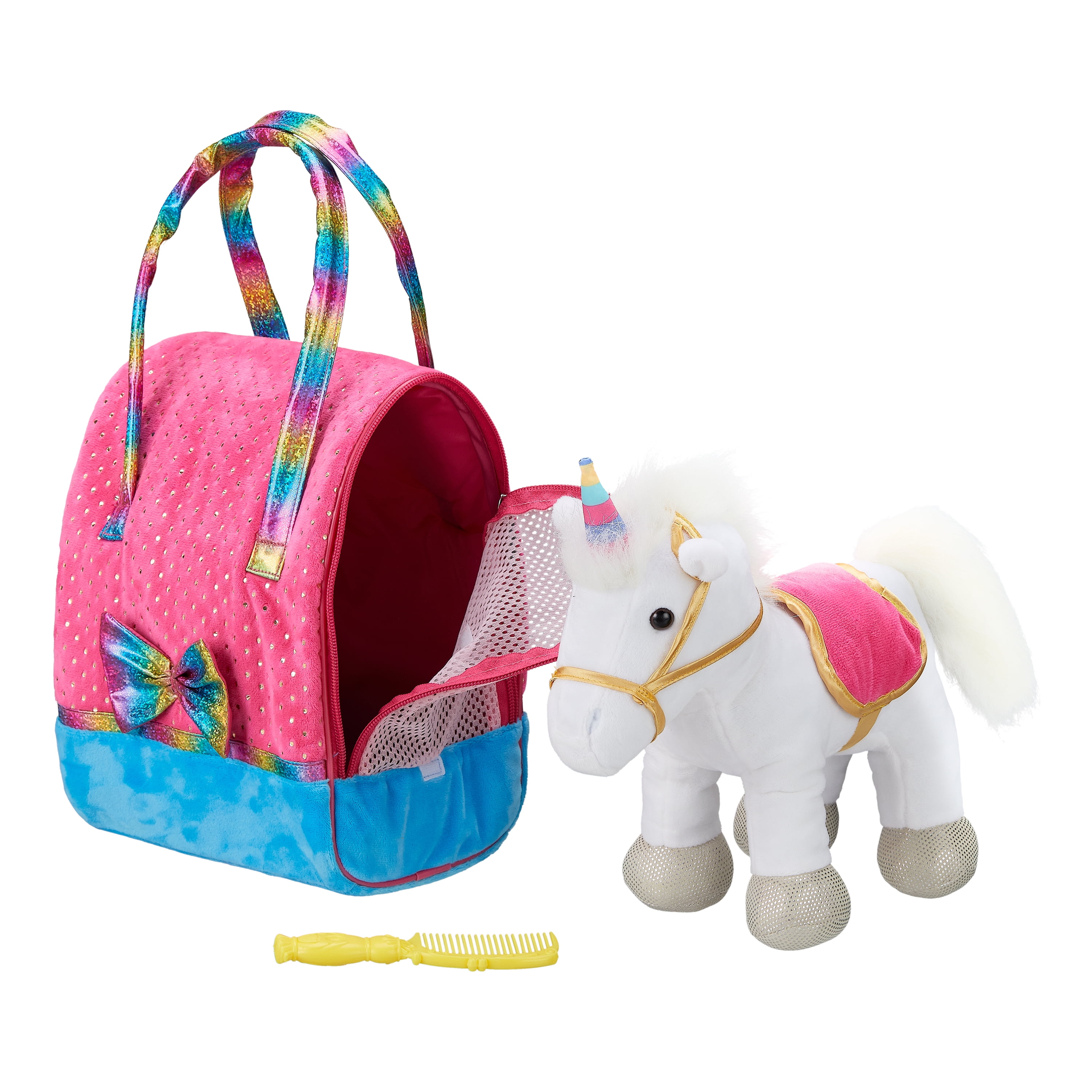 plush unicorn playset