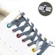 thumbnail image 2 of Cordones elásticos degradados sin lazos, cordones para zapatillas de deporte, cordones para zapatos sin atar, cordones para zapatos planos para niños y adultos, cordones de goma para zapatos, Francia Gao Jinjia LED, 2 of 2