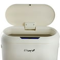 thumbnail image 3 of Elama 13 Gallon Automatic Sensor Hands Free Round Top Trash Can in Black, 3 of 7