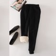 thumbnail image 3 of HTNBO Womens Cashmere Leggings Pant Warm Winter Fleece Legging Plaid New Arrivals, 3 of 4