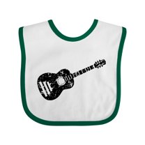 Inktastic Grunge Guitar Boys or Girls Baby Bib