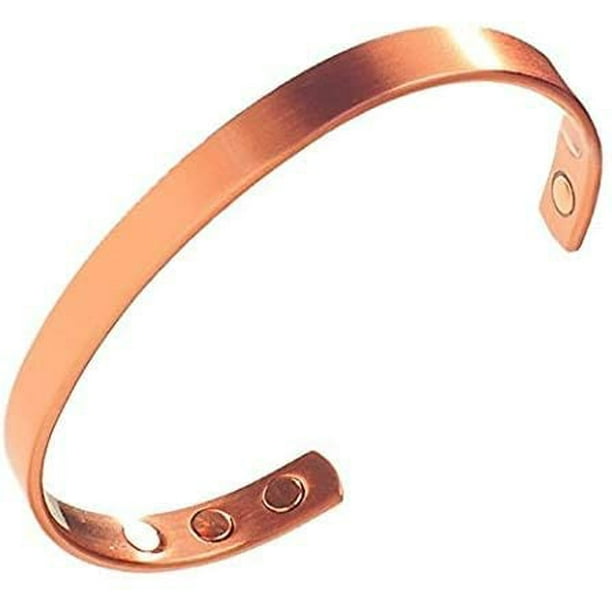 Pulsera magnética de cobre para hombres y mujeres, alivia la artritis, el túnel carpiano y el dolor en las articulaciones $ Pulsera magnética de cobre para hombres y mujeres 8 imanes Xemadio HMHZ500