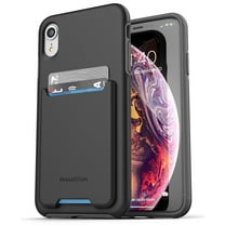 Encased iPhone XR Wallet Case, Ultra Slim Credit Card and ID Holder (Phantom Series) Thin Protective Grip Cover for